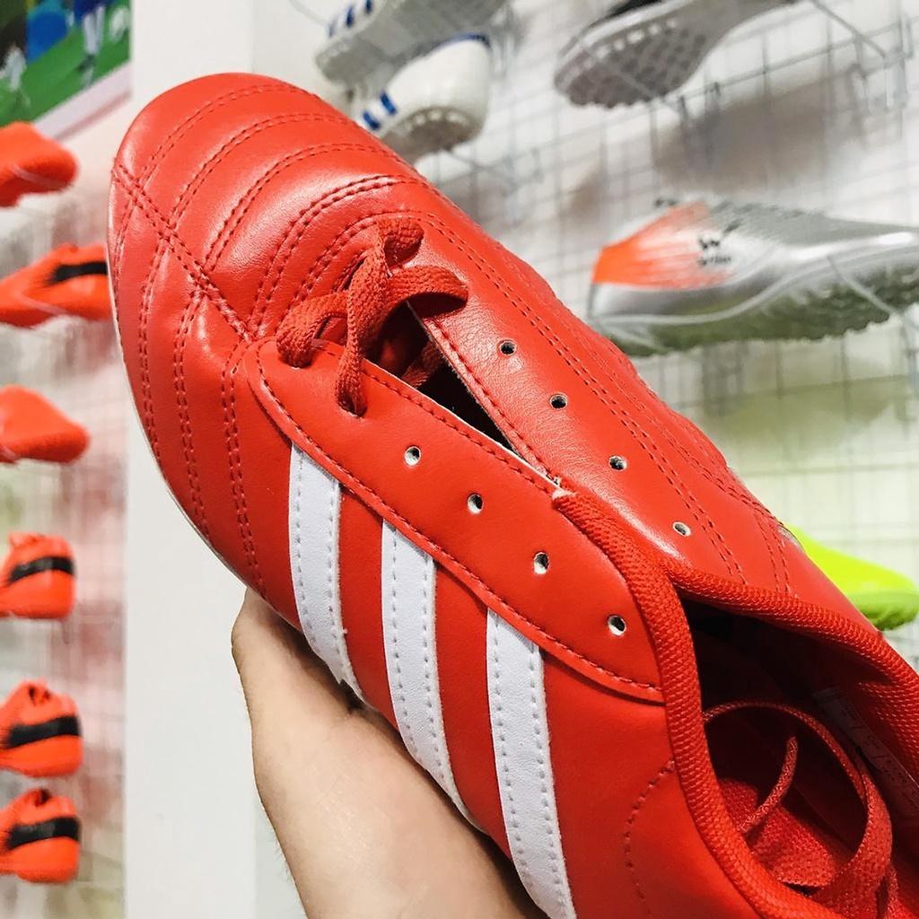 Siêu phẩm mẫu giày đá bóng cao cấp đôi giày được sản xuất tại VN Wkia 3 Sọc Đỏ