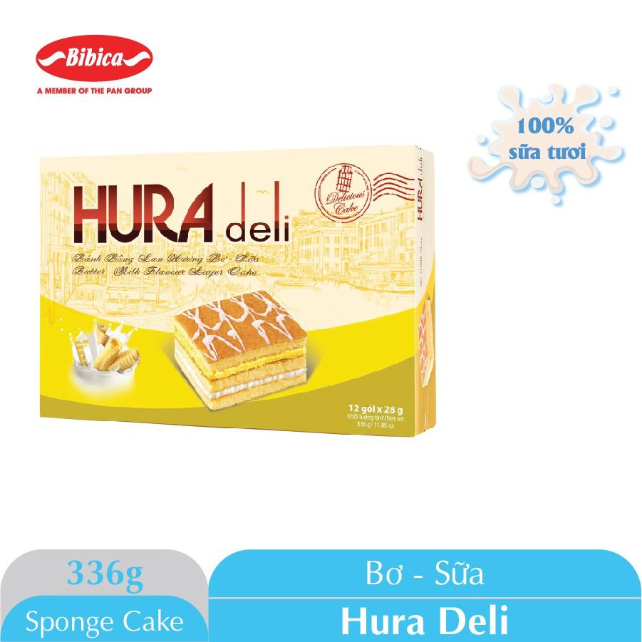 Bánh Bông Lan Hura Deli Chocolate - Dừa 336g