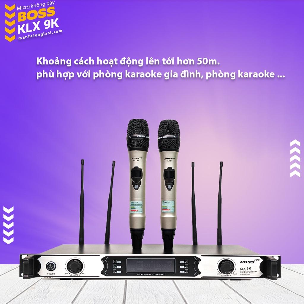 Bộ Đầu Thu Karaoke KÈM MICRO KHÔNG DÂY KAW K-9000 Chống Hú Tốt Chất Lượng Cho Âm Thanh Tuyệt Hảo