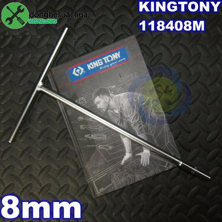 Tay tuýp chữ T đầu 08mm Kingtony 118408M loại dài 300mm