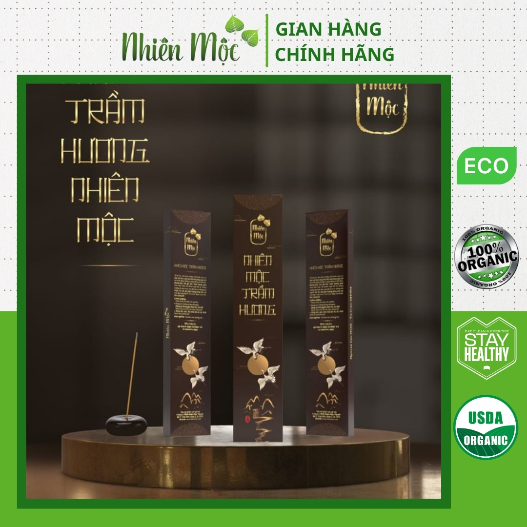 [COMBO] 3 Hộp Hương Trầm Tặng 1Hộp - Nhang sạch - Ít khói - Organic