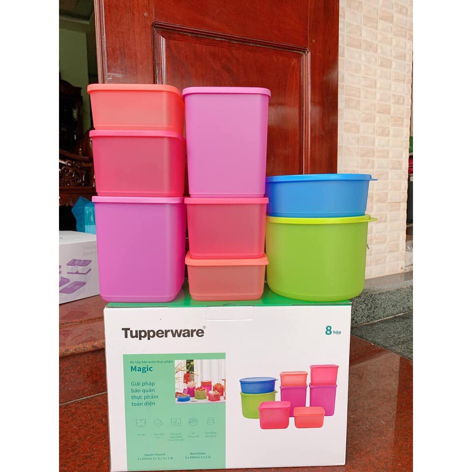 Bộ BQTP Magic set 8 - Tupperware