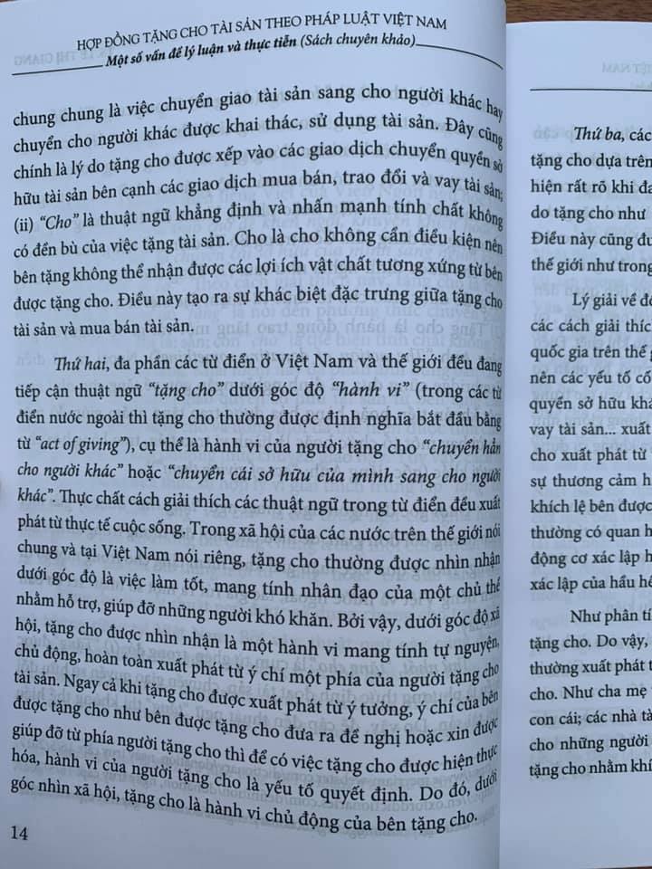 Hợp đồng tặng cho tài sản theo pháp luật Việt Nam