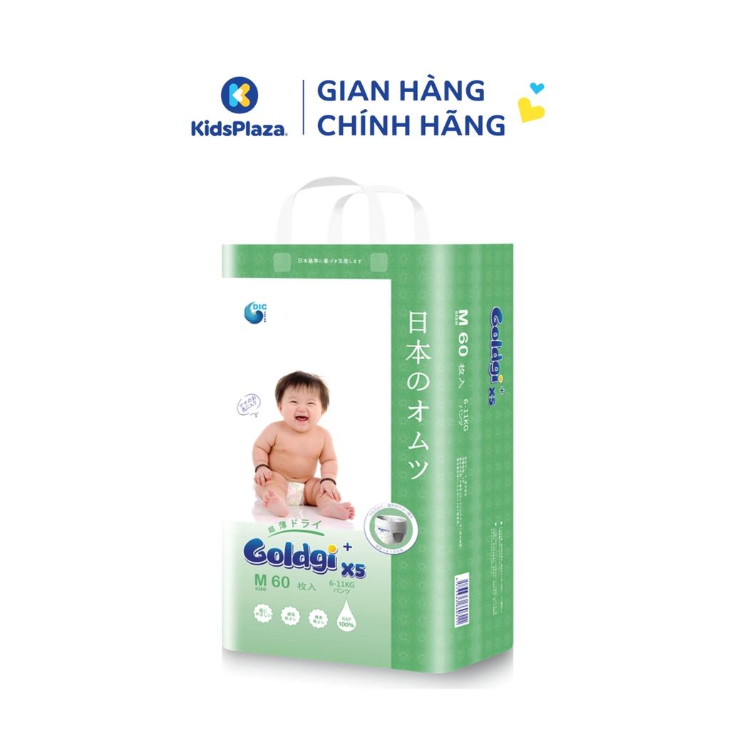 Bỉm - Tã quần Goldgi+ X5 XXL32 miếng