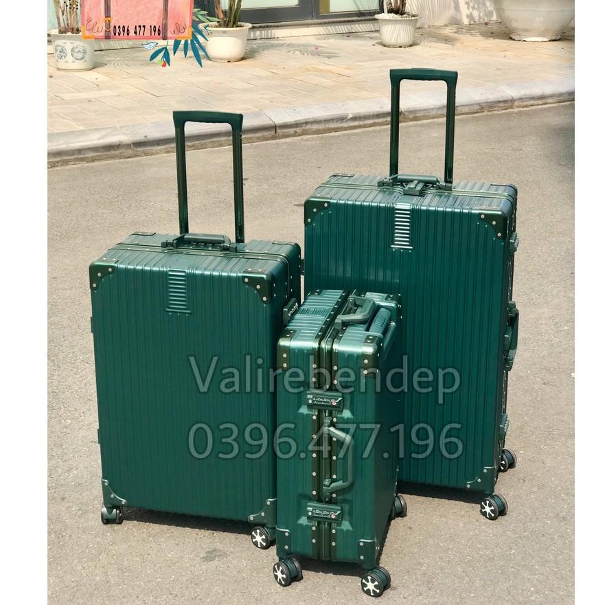Vali du lịch khung nhôm, vali kéo size 20, size 24, size 29 HẠNG THƯƠNG GIA chống bể vỡ, chống xước, chống trộm