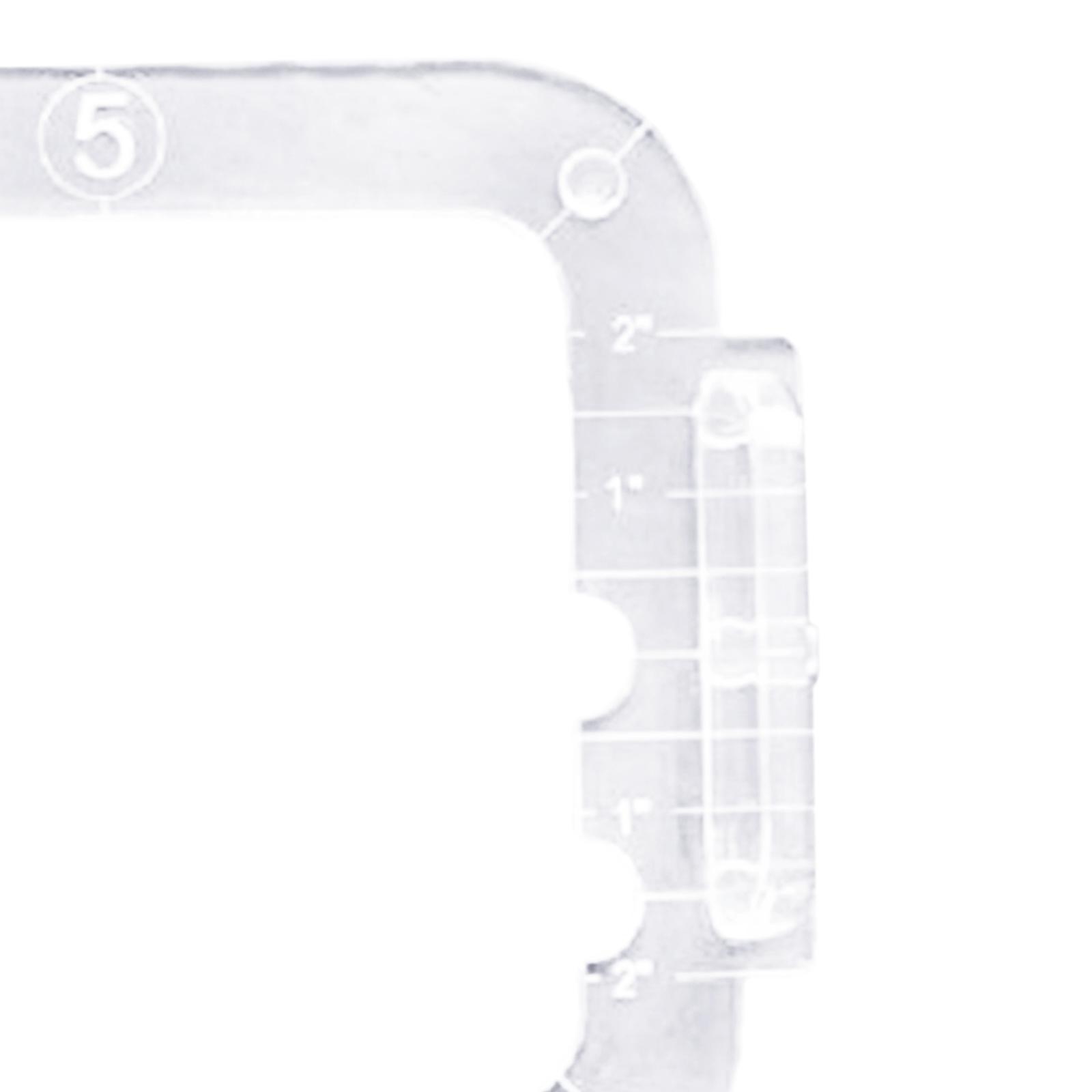 Free  Quilting Template Ruler Frame Measurement Sewing Tracing Tools