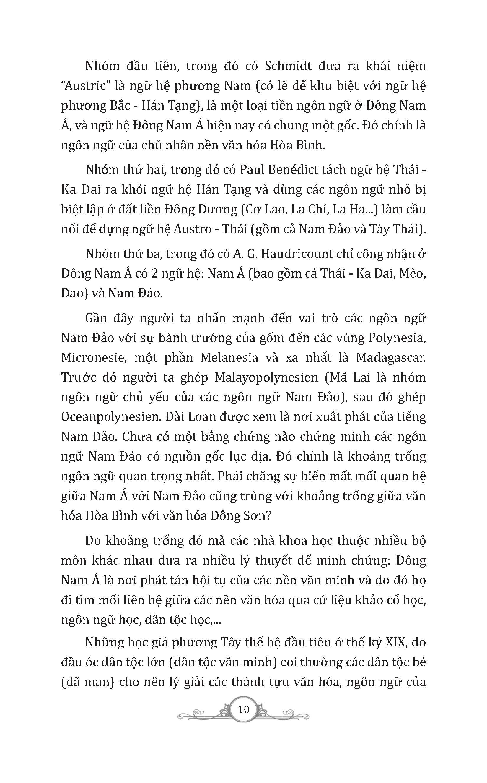 Lịch Sử Văn Hóa Đông Nam Á - Ngôn Ngữ Văn Hóa Tộc Người Ở Việt Nam Và Đông Nam Á