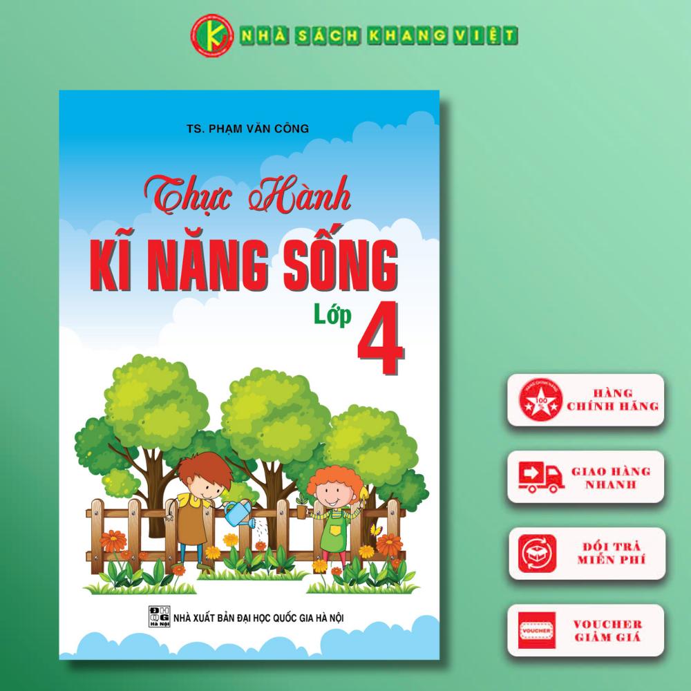 Sách Thực Hành Kỹ Năng Sống Lớp 4 Màu