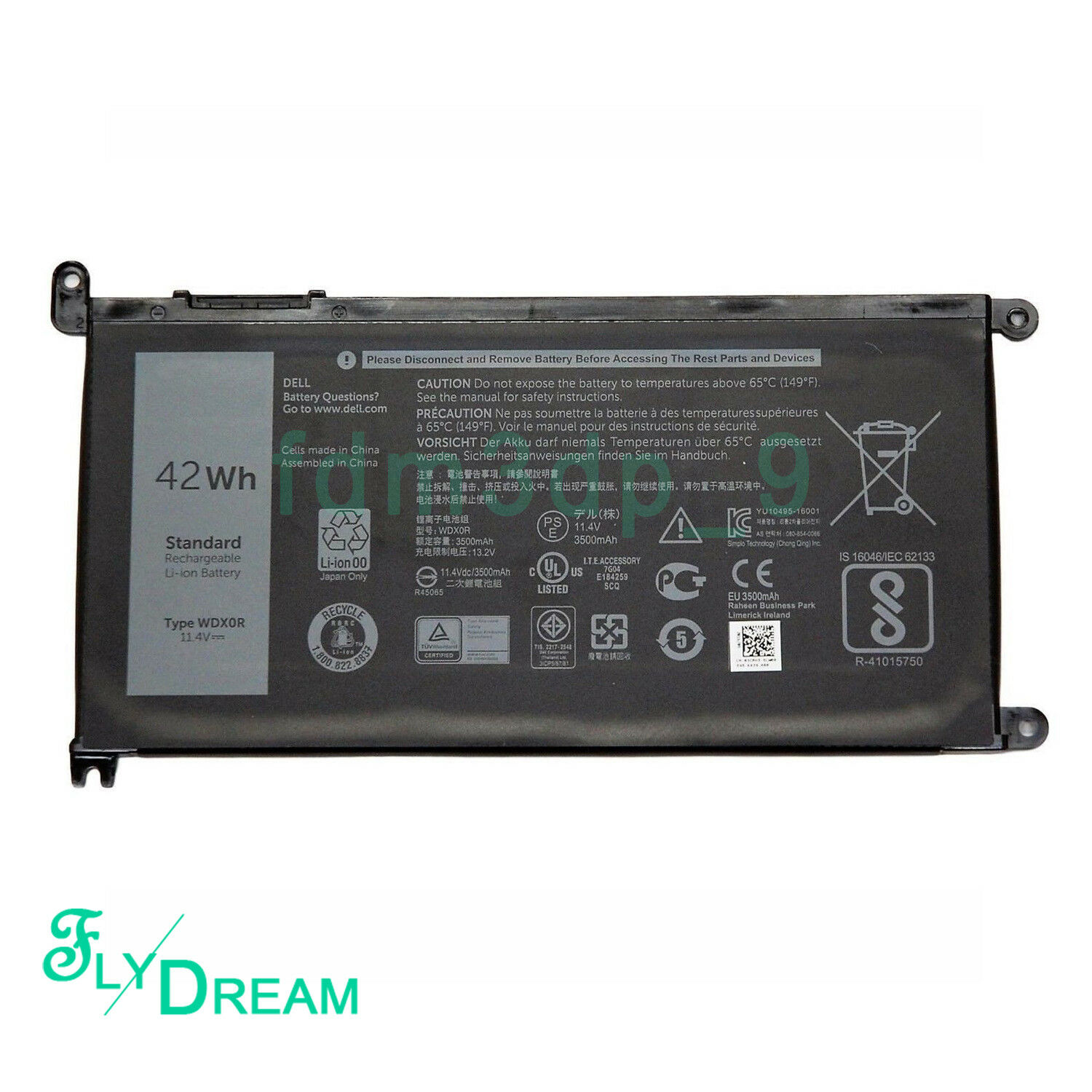 Pin dùng cho Laptop Dell Inspiron 15MF 15MF-1508TA 15MF PRO-1508T