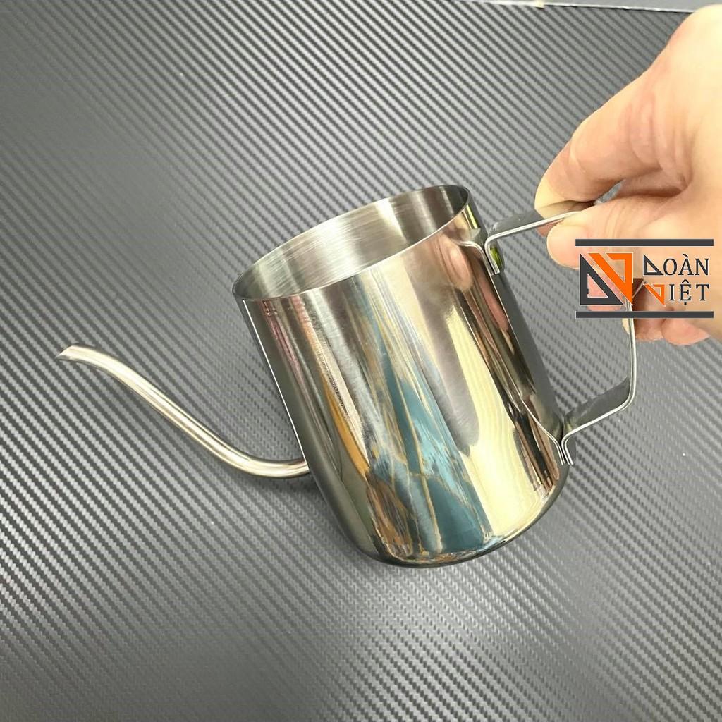 CA RÓT nước , rót trà, BÌNH trà (cà phê) - VÒI DÀI INOX SUS 304 CAO CẤP SIZE 600ml