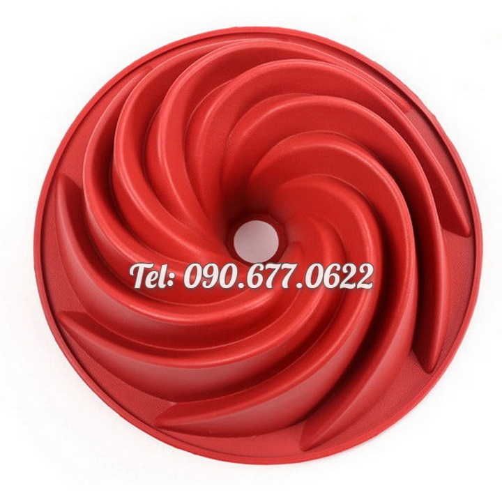 Khuôn silicone làm bánh, rau câu hình xoắn ốc size 20 cm – Mã số 1202