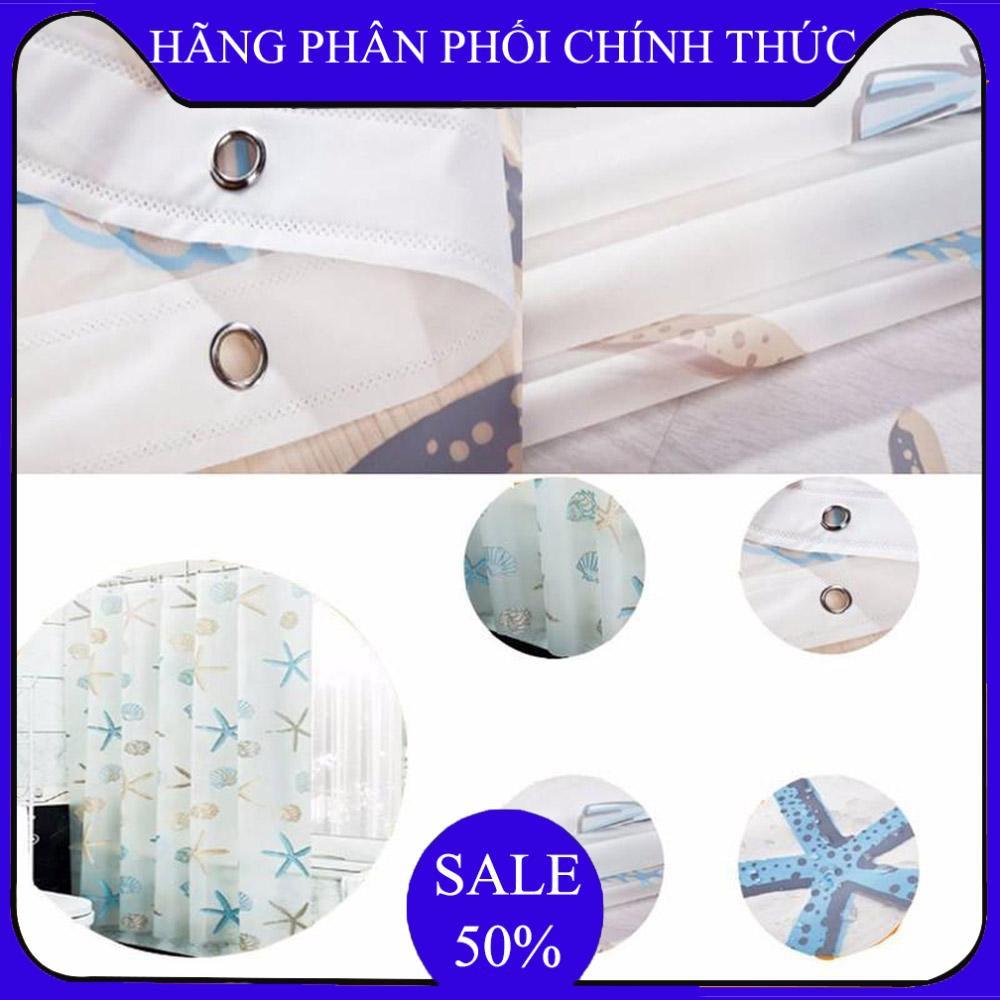 Rèm cửa nhà tắm chống nước ( hình sao biển)