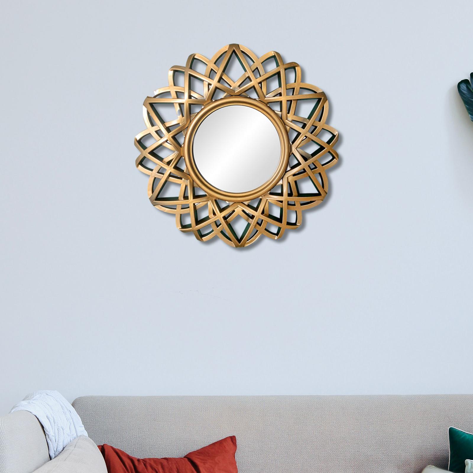 Nordic Wall Hanging Mirror Round Mirror for Living Room Bedroom Decoration