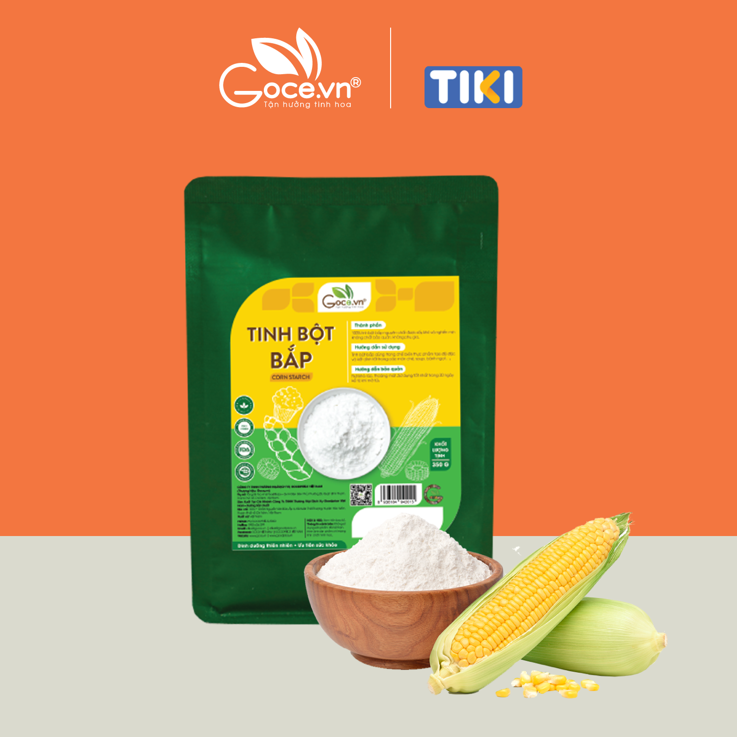 Tinh bột bắp (Tinh bột ngô) Goce - 350g