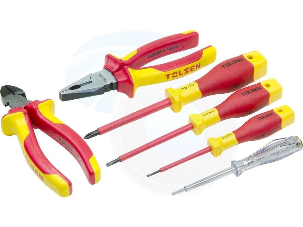 BỘ KỀM ĐIỆN CÁCH ĐIỆN 6 CHI TIẾT TOLSEN V83306 - HÀNG CHÍNH HÃNG