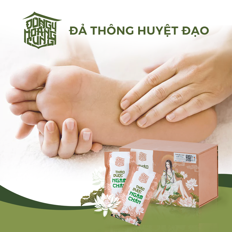 Thảo Dược Ngâm Chân - Đông Y Hoàng Cung - Khử Hôi, Lưu Thông Khí Huyết, Cải Thiện Mất Ngủ, Tinh Thần - Chính Hãng