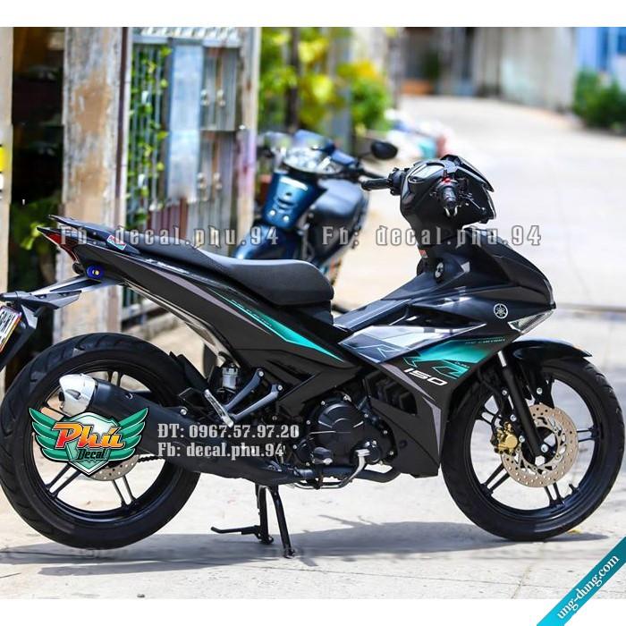 Tem rời EX 150 RC 2019 đen xanh lục bảo