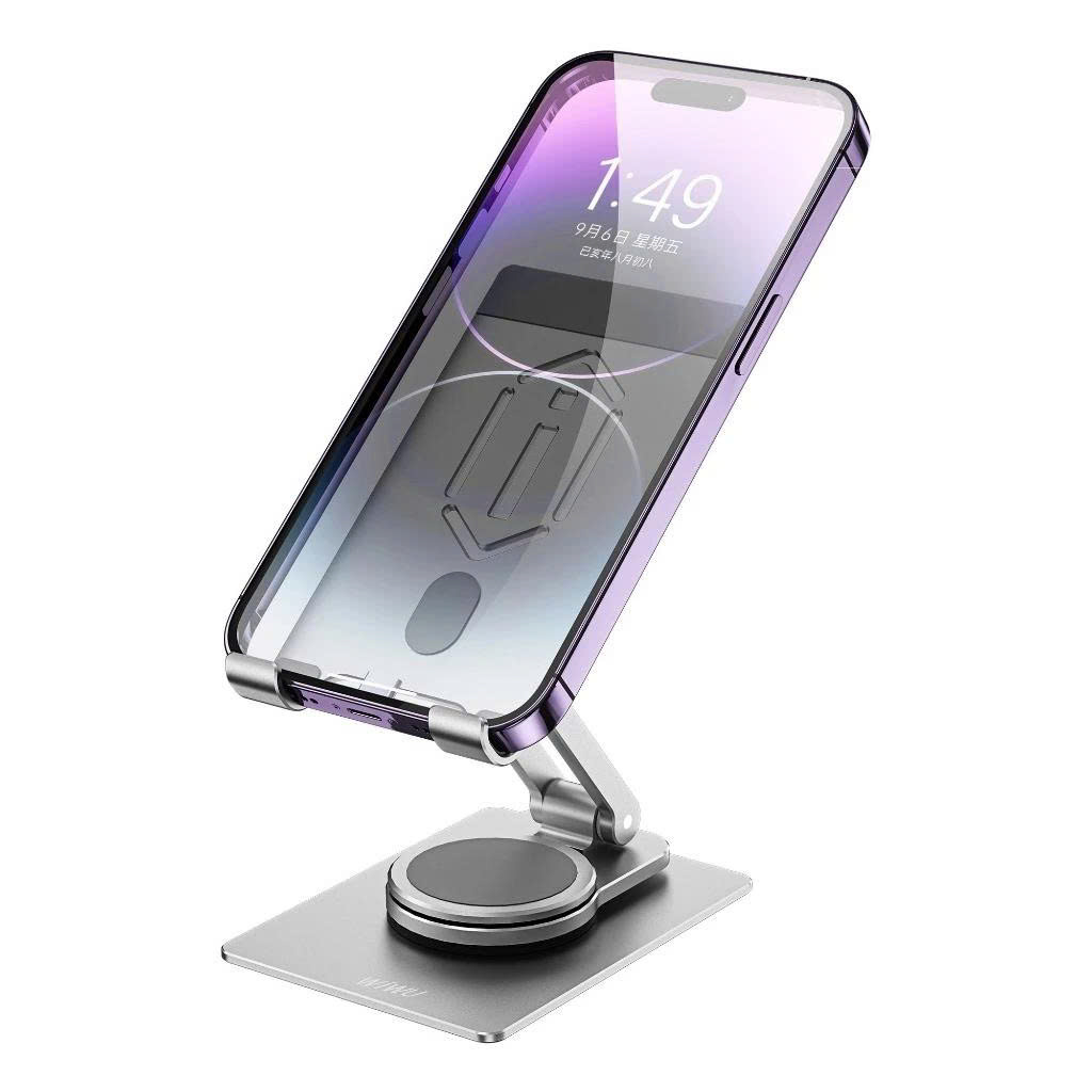 Giá đỡ hợp kim nhôm xoay 360 độ, gấp gọn điều chỉnh linh hoạt ZM107 dành cho Điện Thoại / iPad / Tab. Hàng Nhập Khẩu