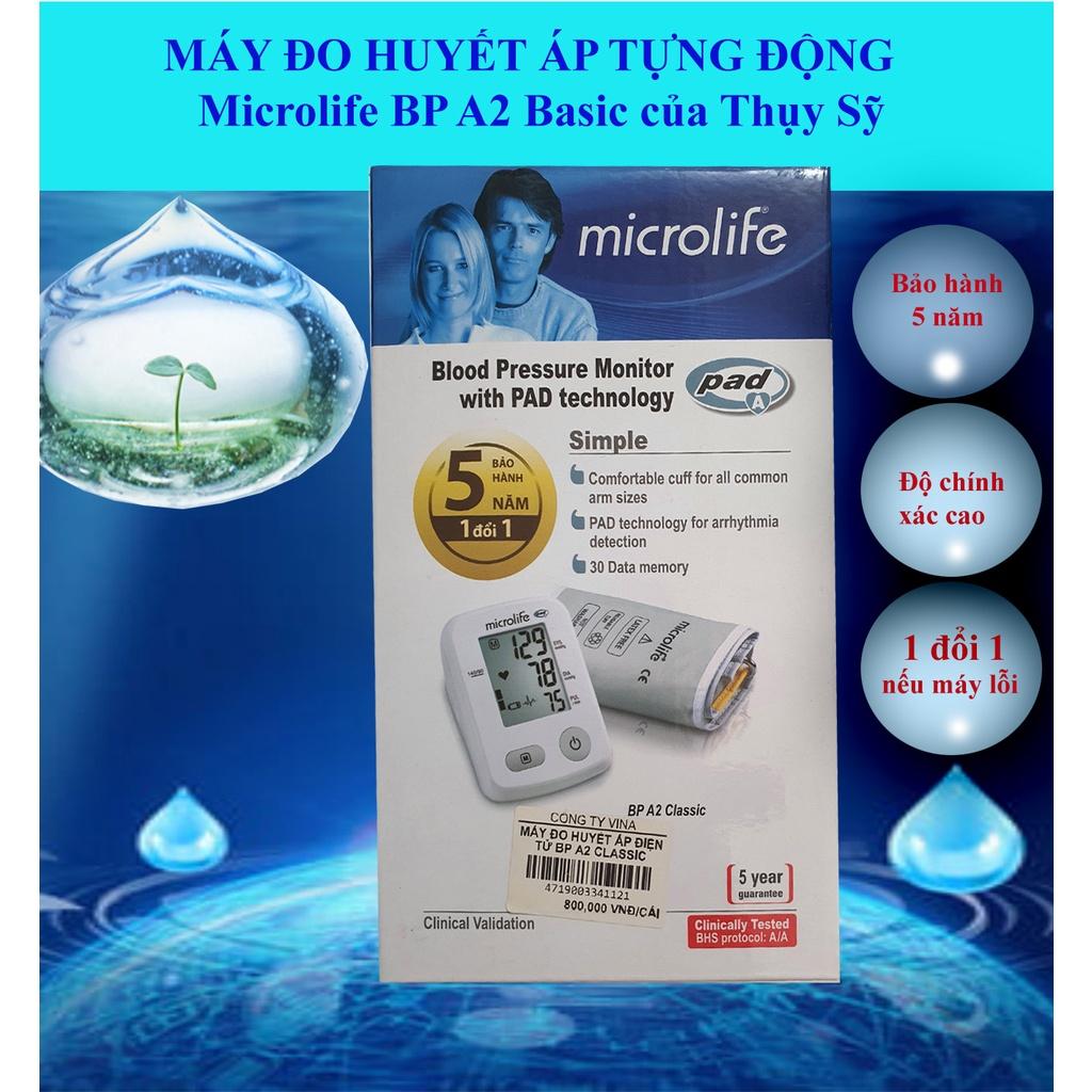 Máy Đo Huyết Áp Bắp Tay Tự Động Bp A2 Basic Microlife