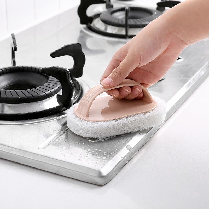 BÀN CHẢI CỌ RỬA NHÀ BẾP , CHÀ VỆ SINH NHÀ TẮM BẰNG BỌT BIỂN ĐA NĂNG CÓ TAY CẦM TIỆN DỤNG