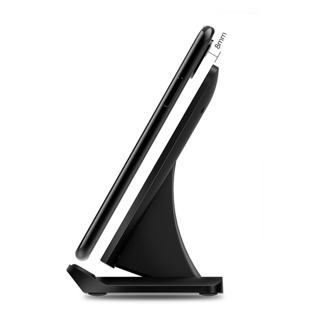 Portable 2Coils Wireless Charger Fast Charging Mount 10W for  Xs