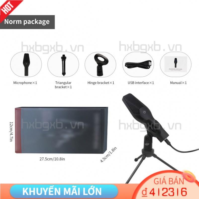 Gaming Condenser Microphone Kit Desktop Computer PC Mic Streaming Podcast Microphone for Recording Video