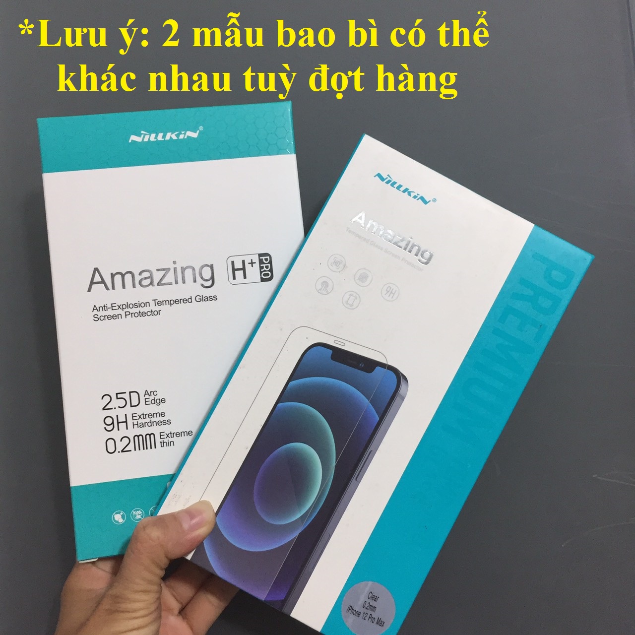 Cường lực bảo vệ màn hình 0.2mm cho iP 12 Mini / 12 Pro / 12 Pro Max Nillkin Amazing H+PRO - Hàng chính hãng