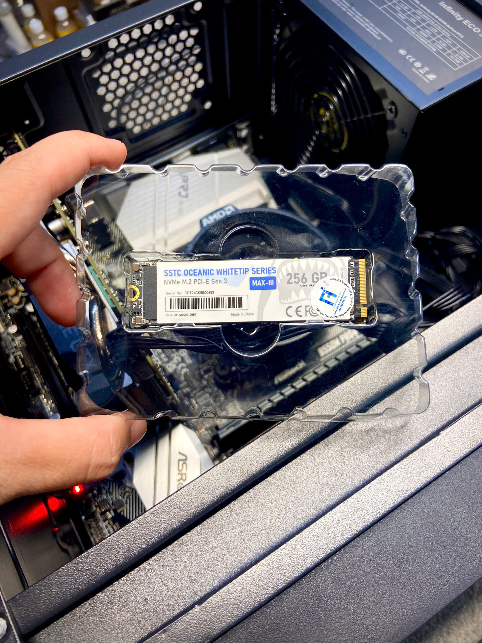 Ổ cứng SSD SSTC OCEANIC WHITETIP MAX III 256GB – PCIe 3.0 x4 NVMe M.2 _ Hàng Chính Hãng