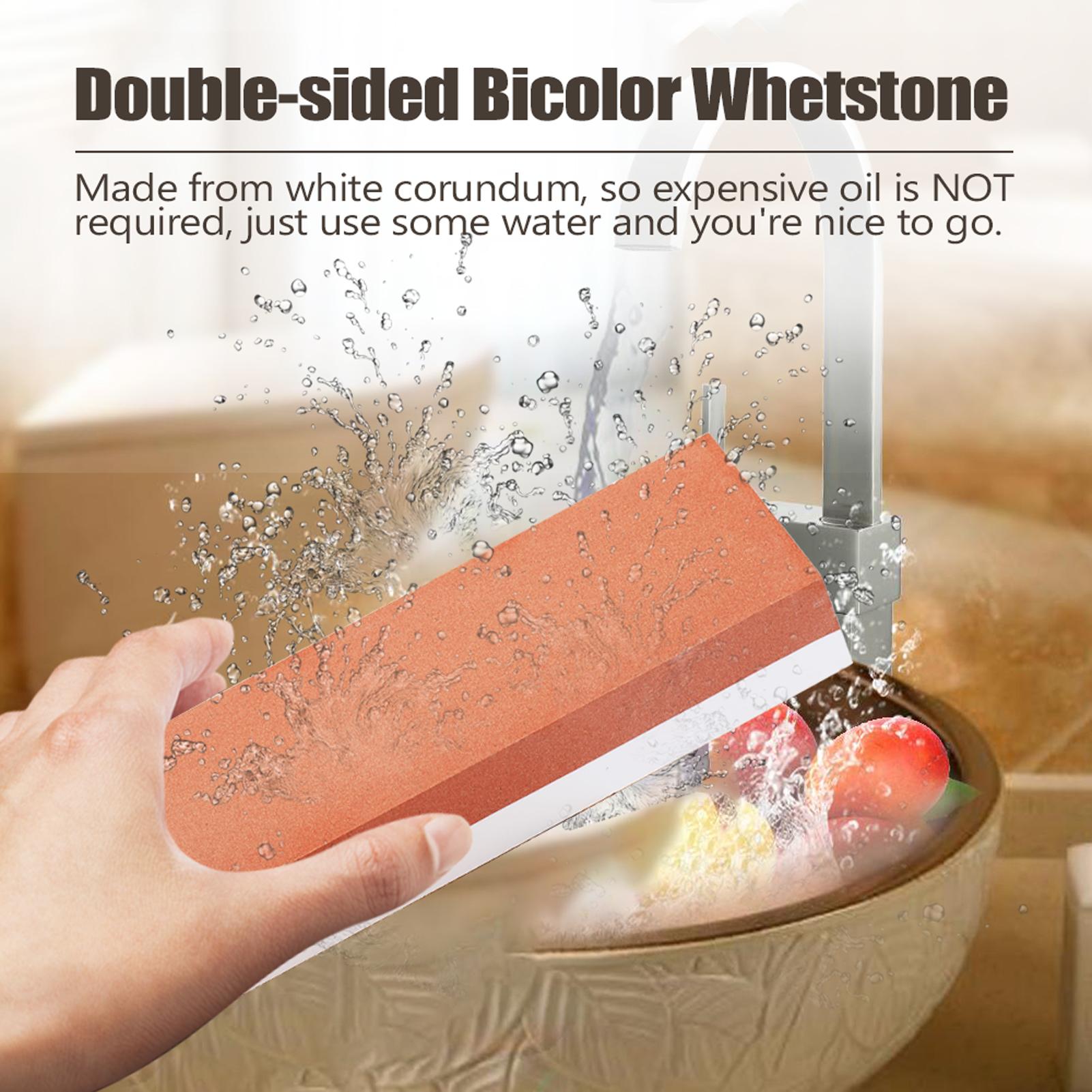 3000/8000 Grit Premium Whetstone Cut Sharpening Stone Set Professional Cutter Sharpener with Non Slip Base Home Kitchen