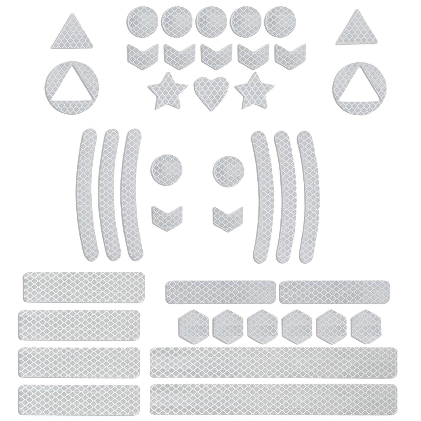 Safety Reflective Sticker, High Visibility Reflector Stickers Bike Reflective Tape Reflective Decals Waterproof for  Truck