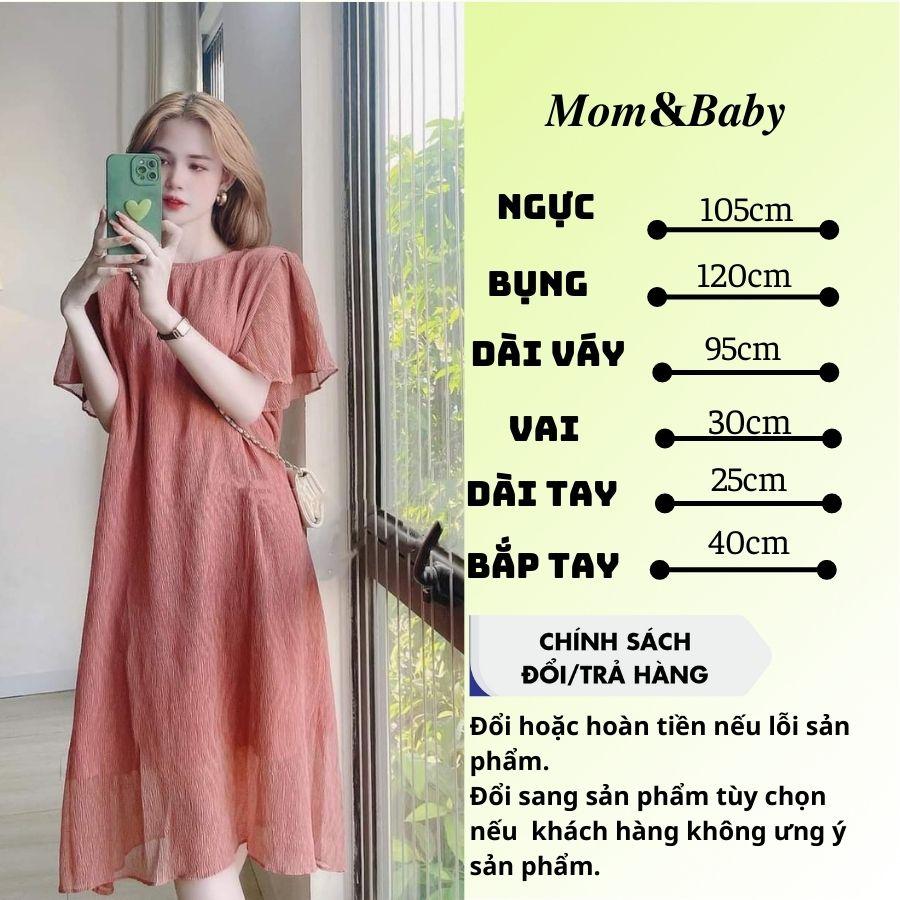 Váy bầu xuông thời trang thiết kế công sở xinh xắn M558 mặc đi chơi đi làm Mom and Baby