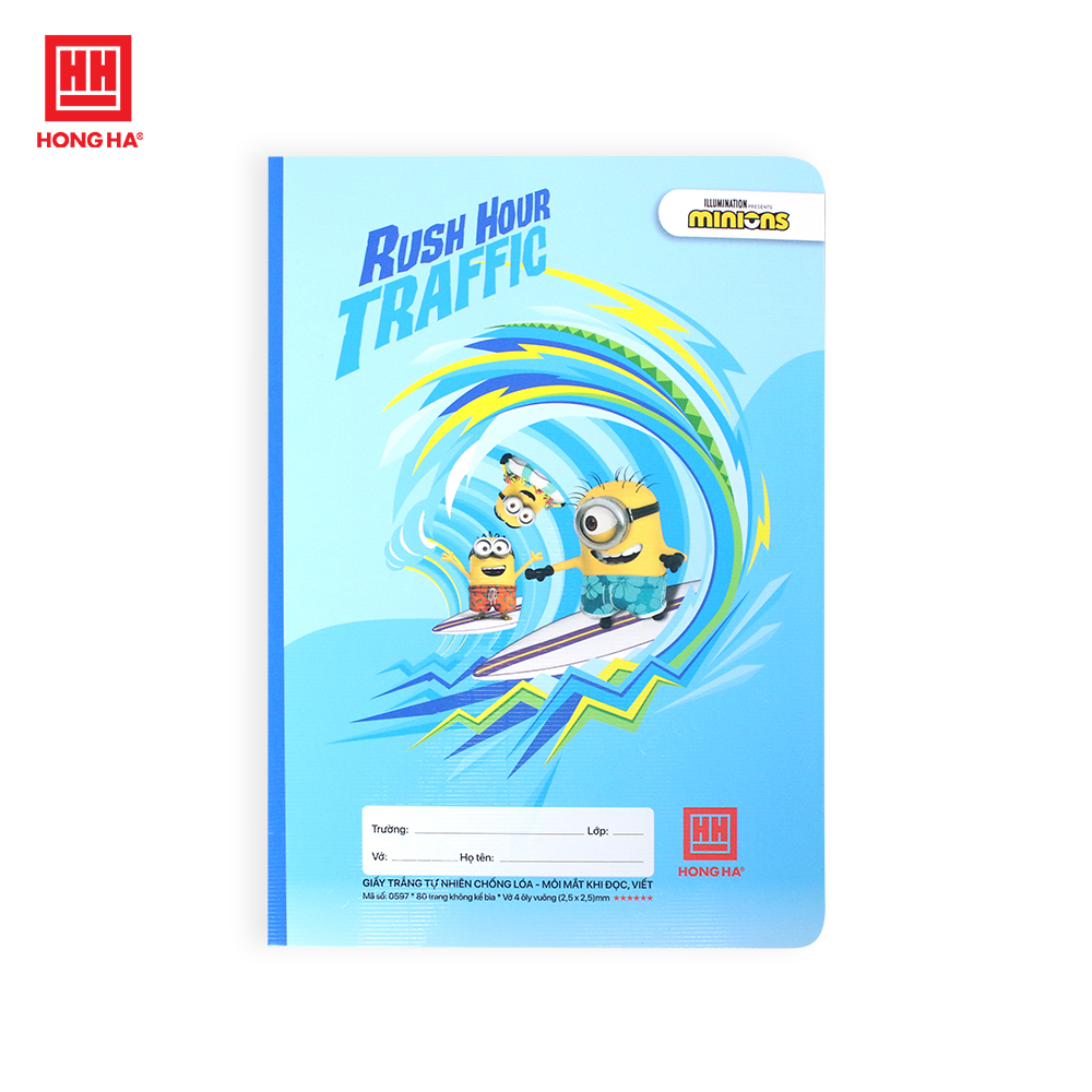 Vở 4 ô ly Minions Fun 80 trang - 0597