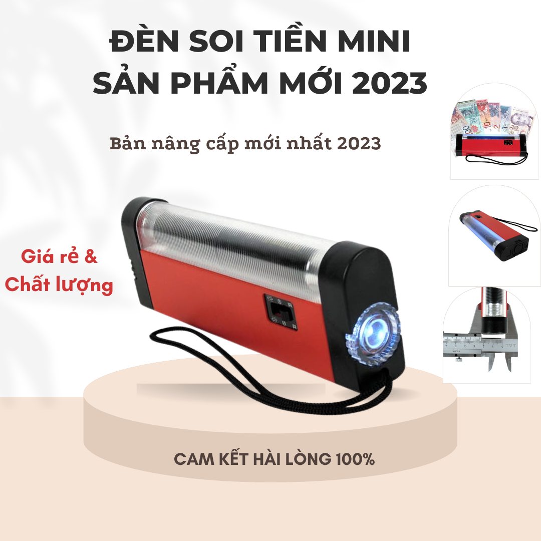 ĐÈN SOI TIỀN MINI - SẢN PHẨN MỚI NHẤT 2023 - SỬ DỤNG ĐỂ KIỂM TRA {TIỀN, SỔ ĐỎ, GIẤY TỜ, BẰNG LÁI XE, TEM , VÉ SỐ... THẬT GIẢ} BẰNG TIA CỰC TÍM - CAM KẾT HÀI LÒNG KHI NHẬN HÀNG