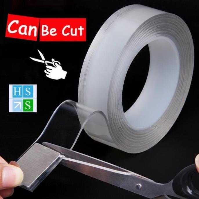 Băng keo siêu dính 2 mặt - Cuộn keo dính cường lực dùng đa năng trên mọi bề mặt - HS Shop Thủ Đức