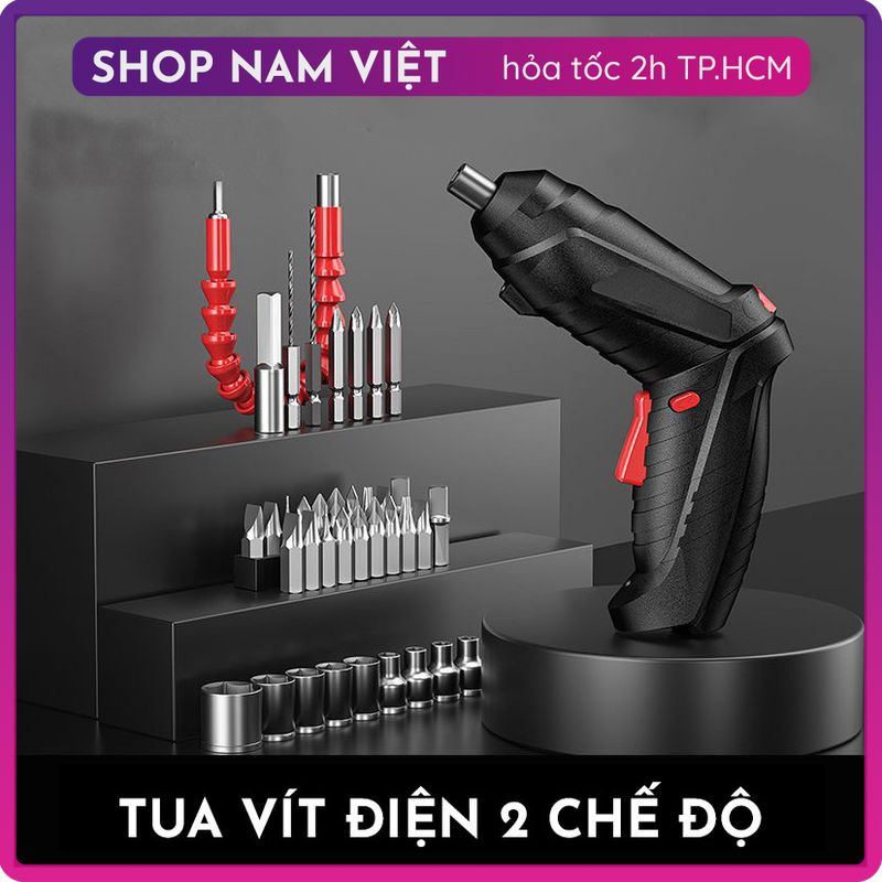 Bộ Tua Vít Điện 2 Chế Độ (Dùng Pin Sạc)