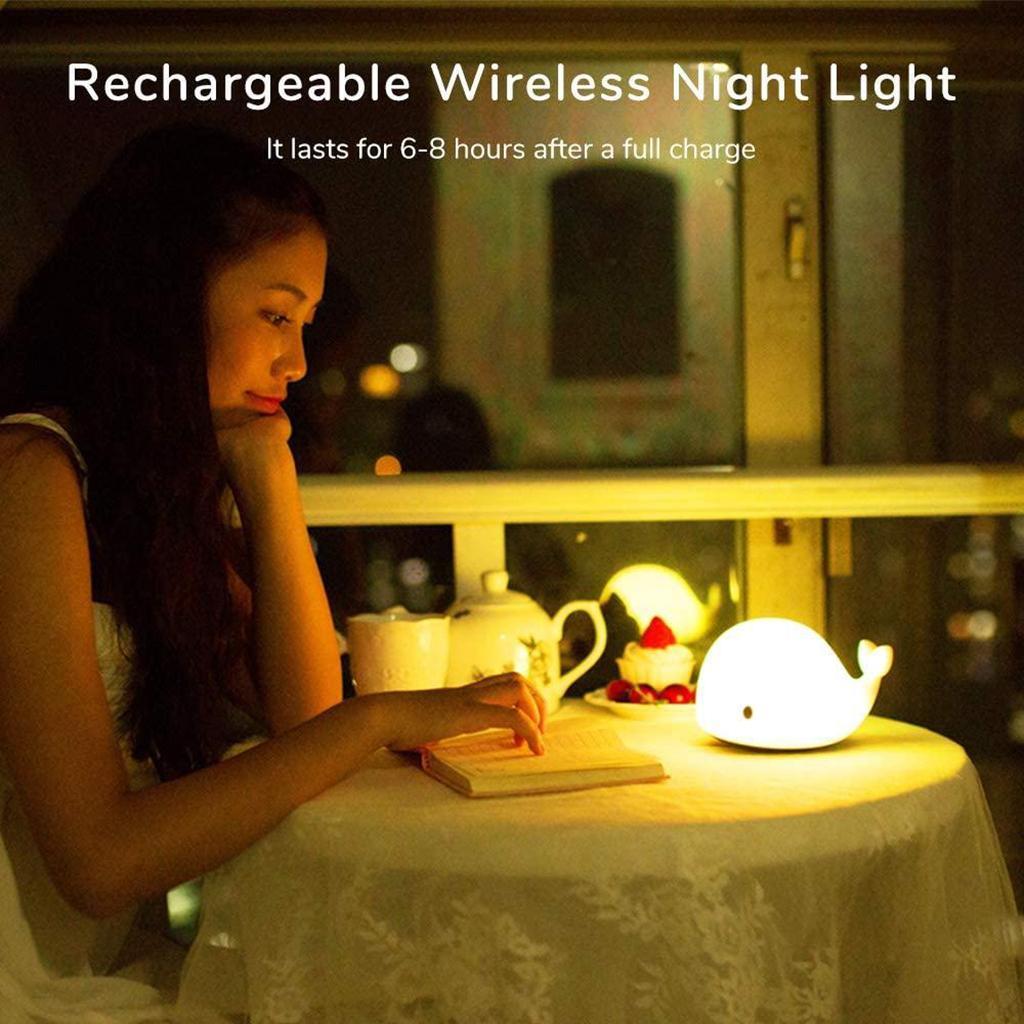 6 Sensor Lamp Night Light USB Dimmable Bedside Table Desk Lights