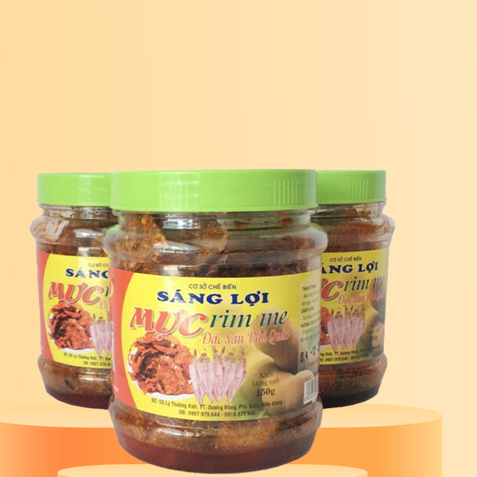 Mực rim me PALfood đặc sản Phú Quốc gia vị đậm đà hũ 150g - PAL022