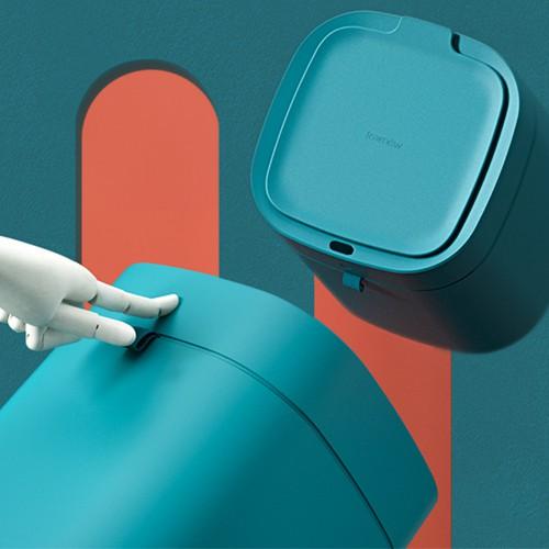 Thùng rác thông minh TOWNEW T AIR X 1.5L - Tự đồng hàn túi, đóng mở nắp - Hàng chính hãng