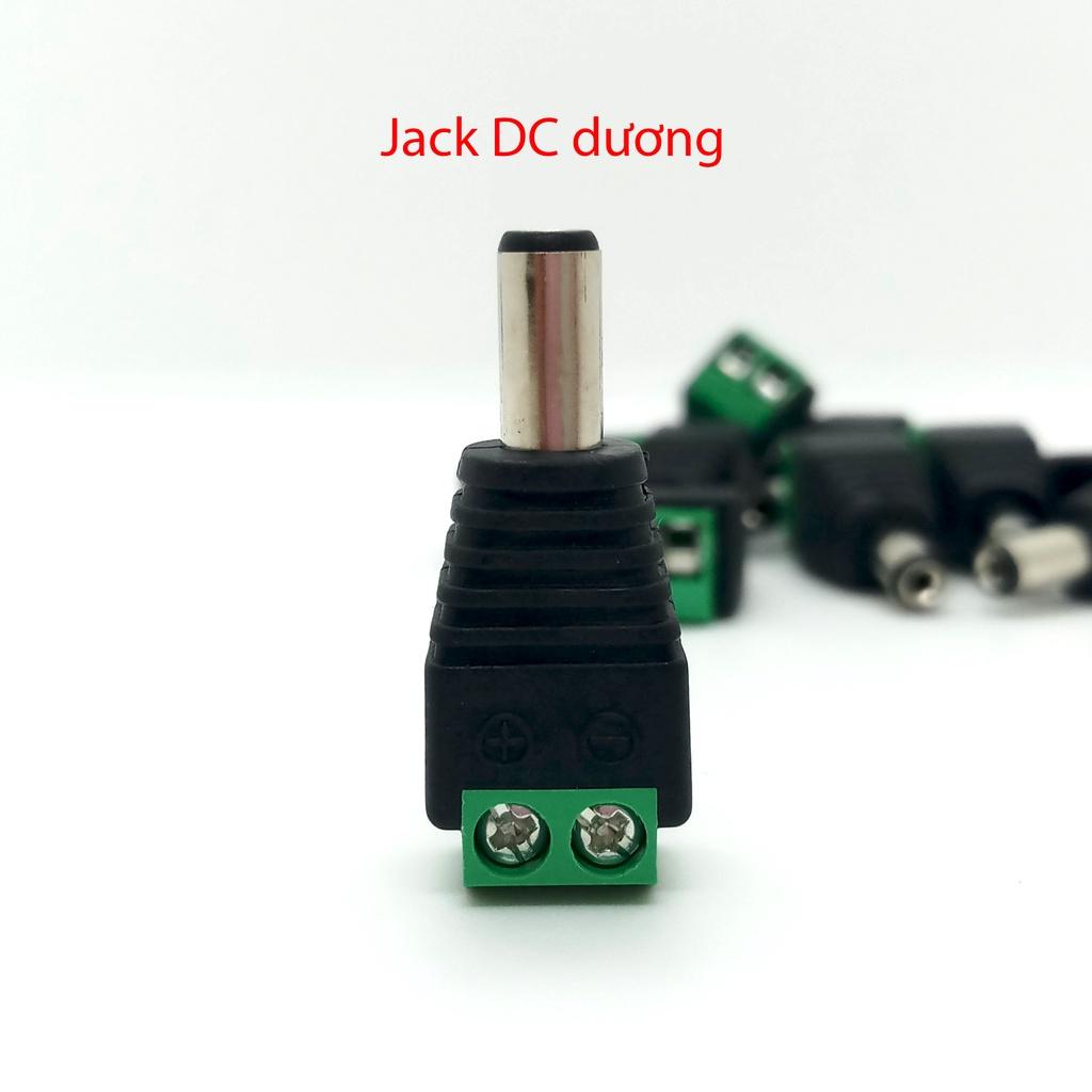 Dc,Jack dc nối nguồn đực - cái,giắc nguồn dc vặn vít chuyên dùng nối cấp nguồn cho các thiết bị từ 1v - 40v...