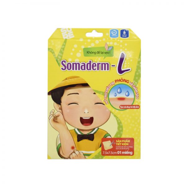 0106245 Miếng dán hỗ trợ giảm sẹo SOMADERM hộp 1 cái