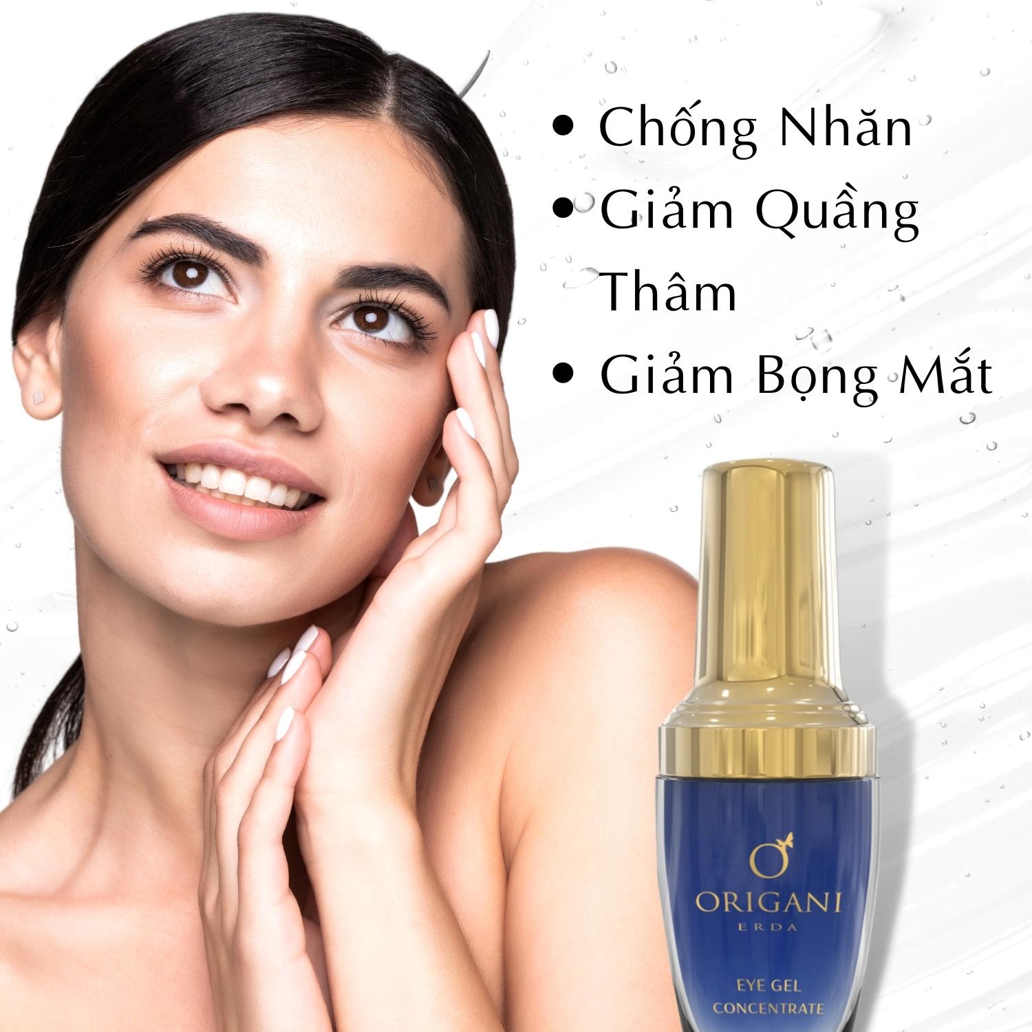 Combo Gel Dưỡng Mắt Và Serum Giảm Nếp Nhăn Origani Erda Cải Thiện Độ Đàn Hồi Của Da Ngăn Ngừa Lão Hóa - Có Chứng Nhận Organic Của Úc