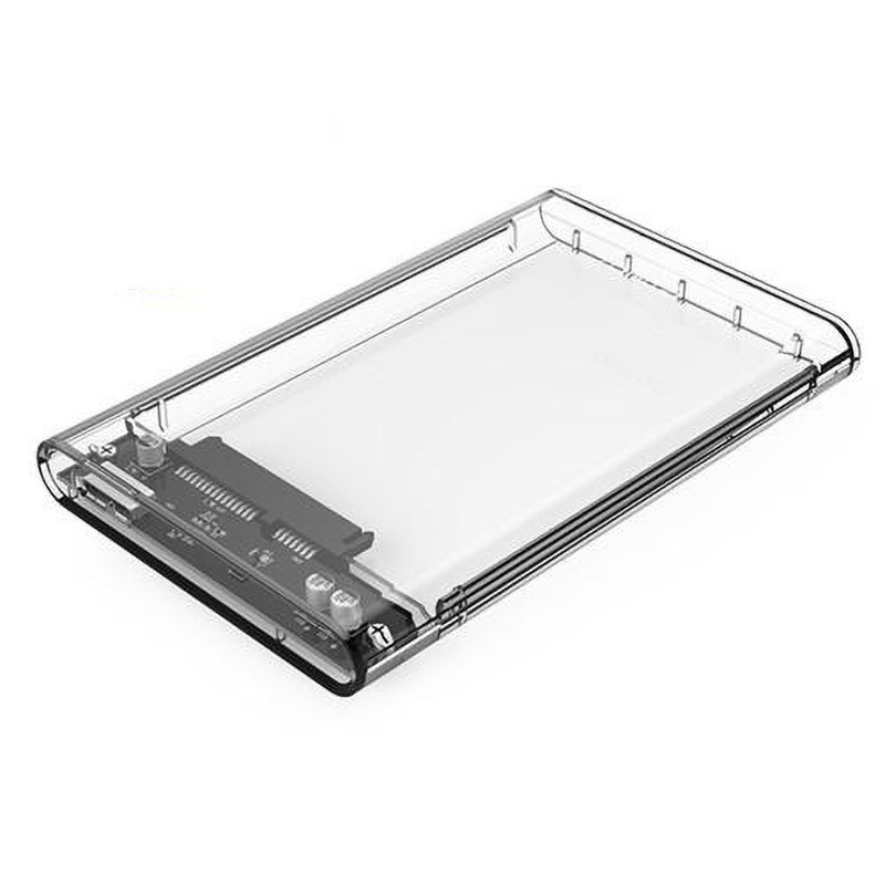 Box hộp ổ cứng di động 2.5 inch trong suốt USB 3.0 QGeeM C25B BX35 cho ổ ssd ổ cứng laptop - miếng lót chuột