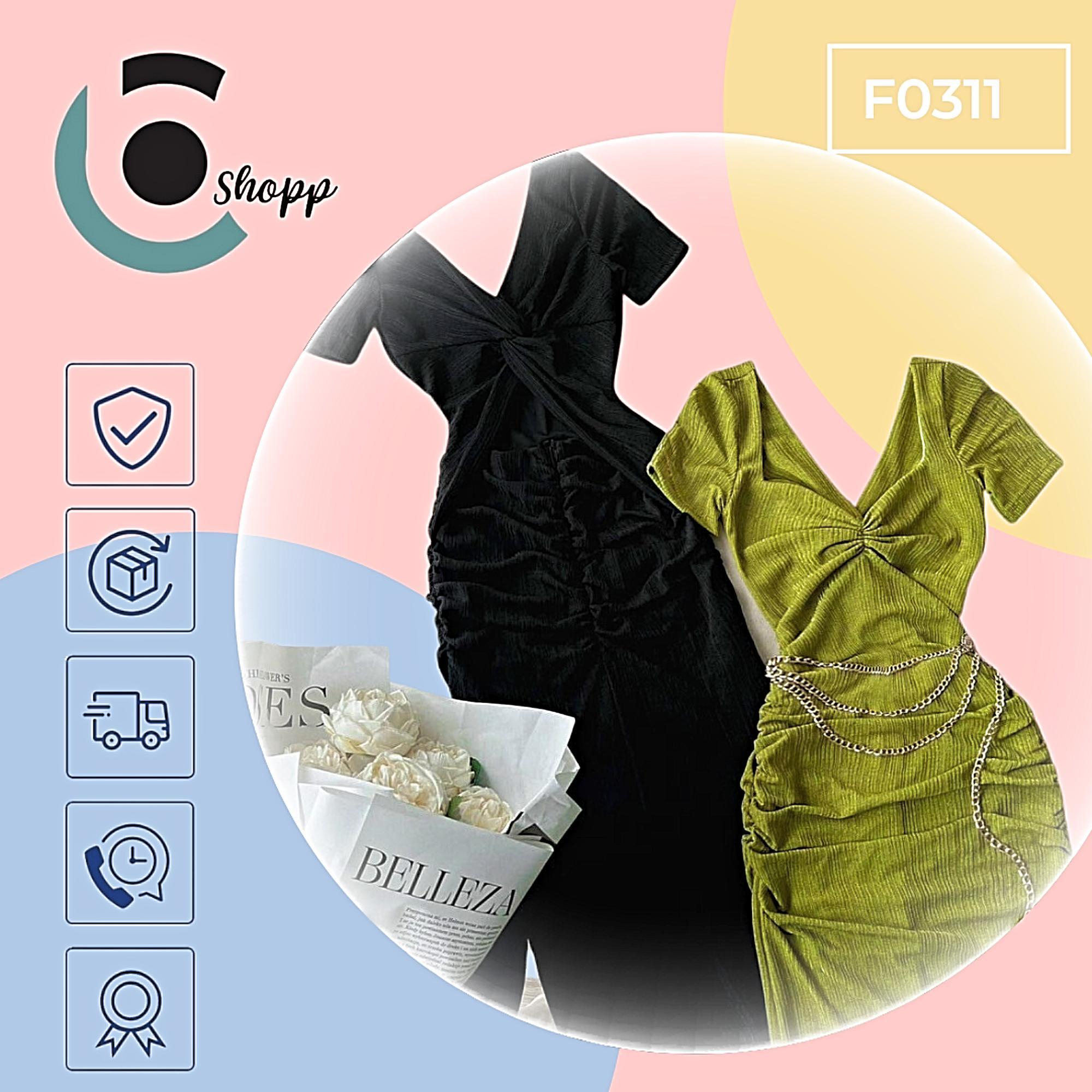 Đầm body dài nhúng ngưc cao cấp