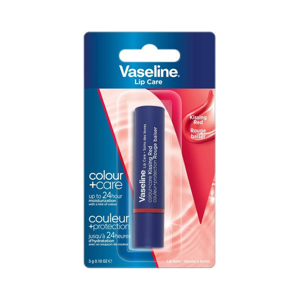 Son dưỡng môi Vaseline Colour+Care Kissing Red 3g