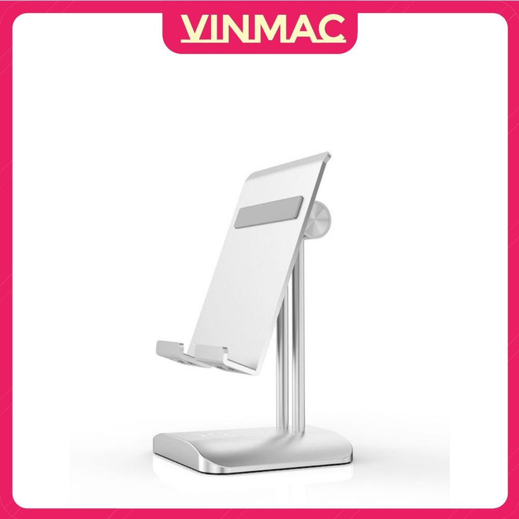 Giá đỡ kê kẹp điện thoại, iPad, Máy tính bảng T11 điều chỉnh độ cao, hợp kim nhôm cao cấp