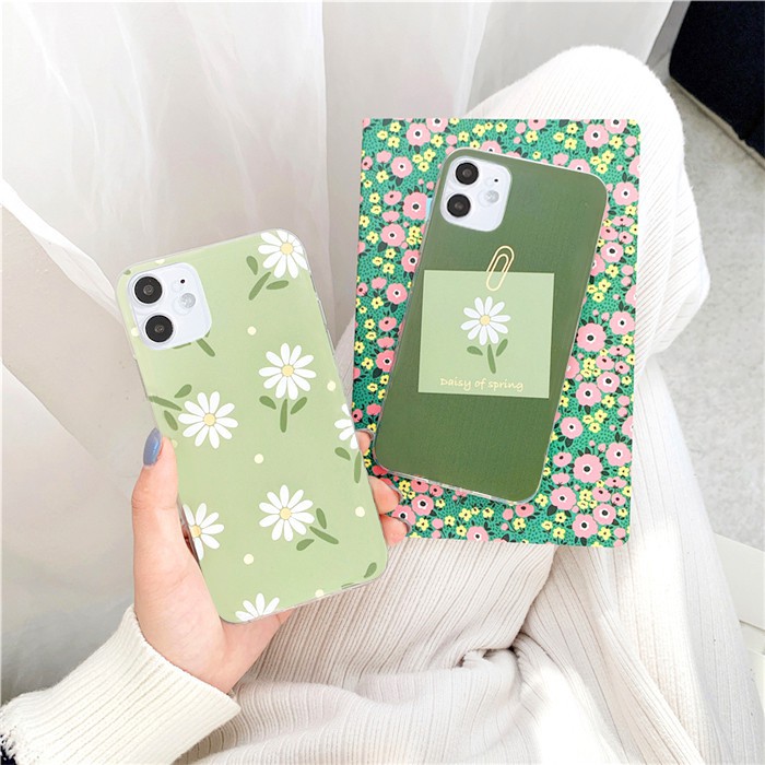 Ốp Lưng iPhone Viền Trong Hoa Cúc Dành Cho iPhone 6 / 6 Plus / 7 / 7 Plus / 8 / 8 Plus / X / Xs / Xs Max / 11 / 11 Pro / 11 Pro Max / 12 / 12 Pro / 12 Pro Max