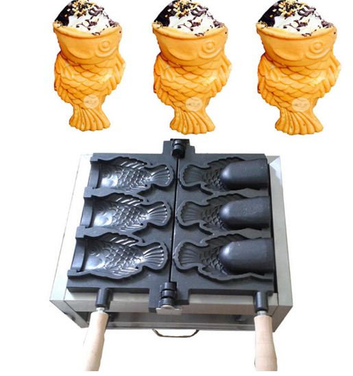 Máy Làm Bánh Cá Đựng Kem - Taiyaki Waffle maker