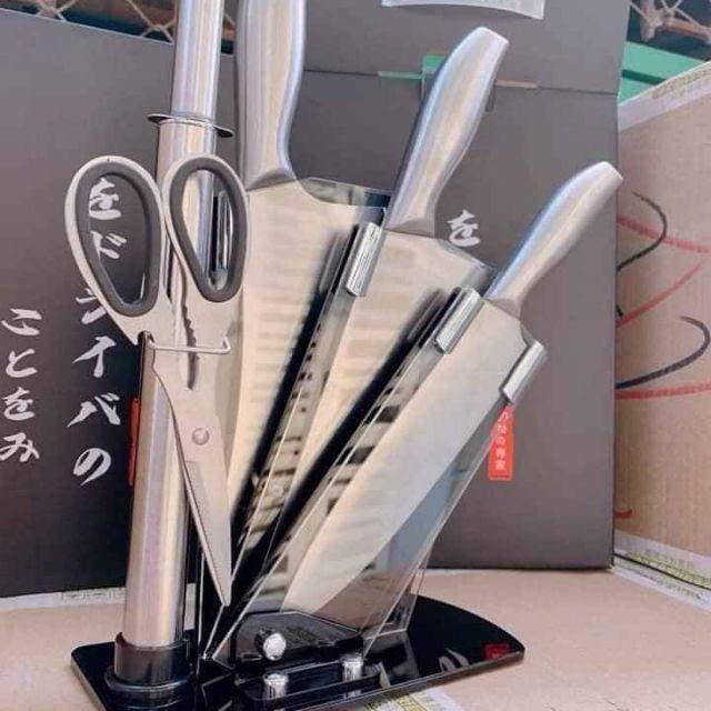 Bộ dao inox nhật 6 món seki hàng nội địa cao cấp