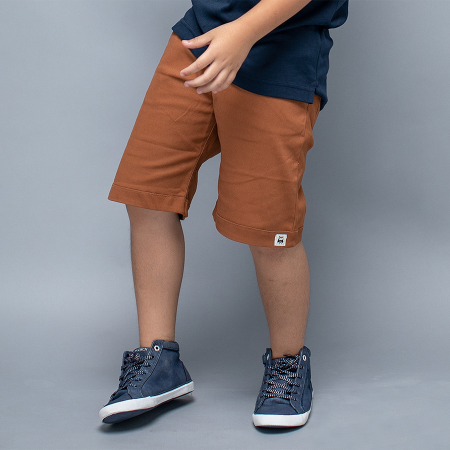 Quần short kaki Lovekids màu nâu