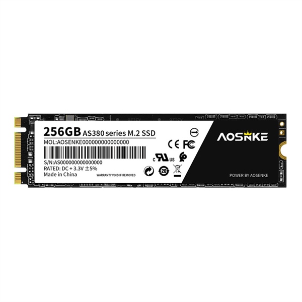 Ổ cứng SSD AOSENKE AS380 256GB M2 Sata NGFF Bảo hành 36 tháng - Hàng chính hãng